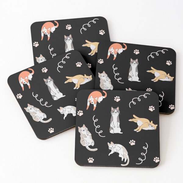 Item preview, Playful Cats Pattern – Cute and Whimsical Feline Design designed and sold by shopfindingbeni.