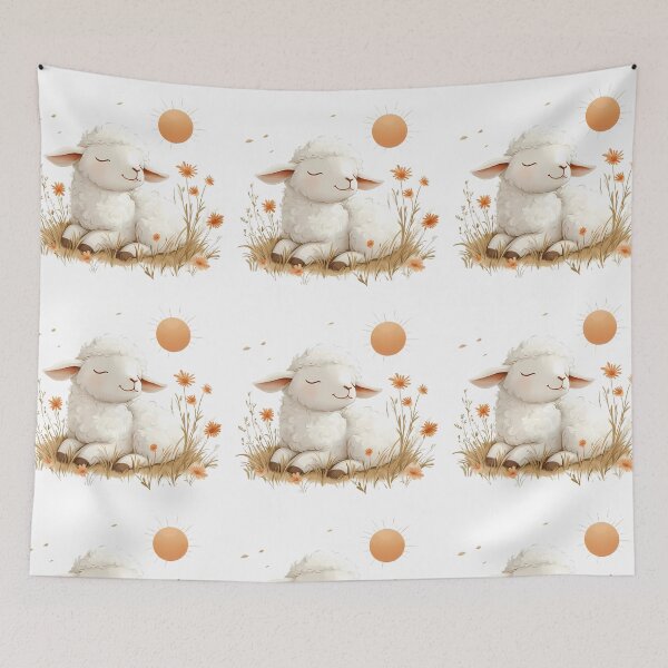 Item preview, We're friends sheep ,design,graphics,cute, designed and sold by Gallery-yuuna .