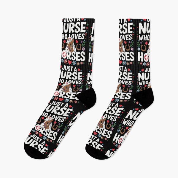 Item preview, Just A Nurse Who Loves Horses - Cute Nurse Horse Design designed and sold by HanchiArt.