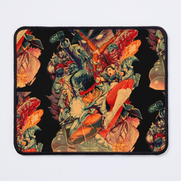 Item preview, Vintage Street Fighter All Fighters Poster Retro Gaming Art designed and sold by Back2Collage.