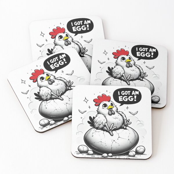 Item preview, Funny chicken cartoon designed and sold by Kimmy and Zamiah Art.