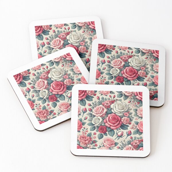 Item preview, Elegant Vintage Rose Floral Pattern designed and sold by Kalpa.