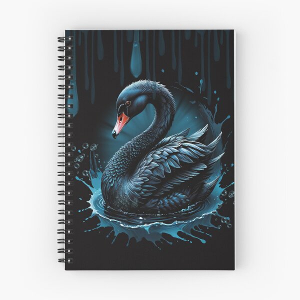 Item preview, Elegance in motion, the black swan, dancing in the water. designed and sold by nicky2342.