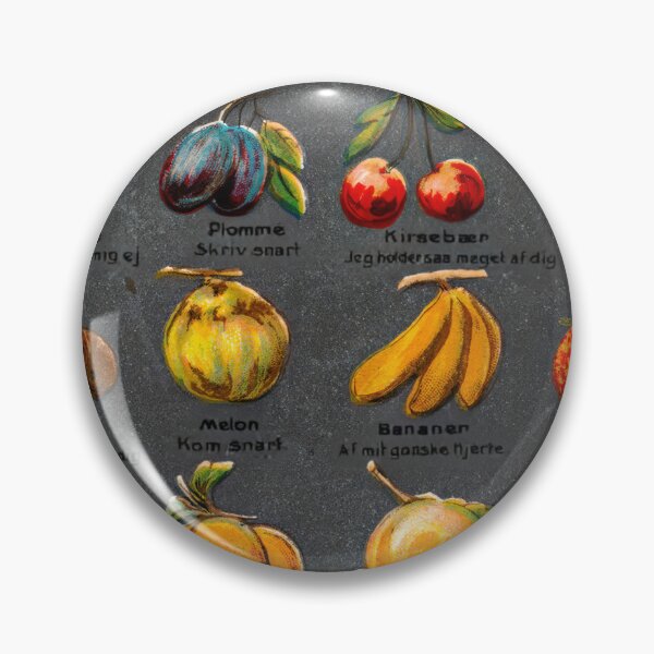Item preview, Vintage Danish Fruit Language Chart - Antique Illustrated Postcard" designed and sold by CASturgill.