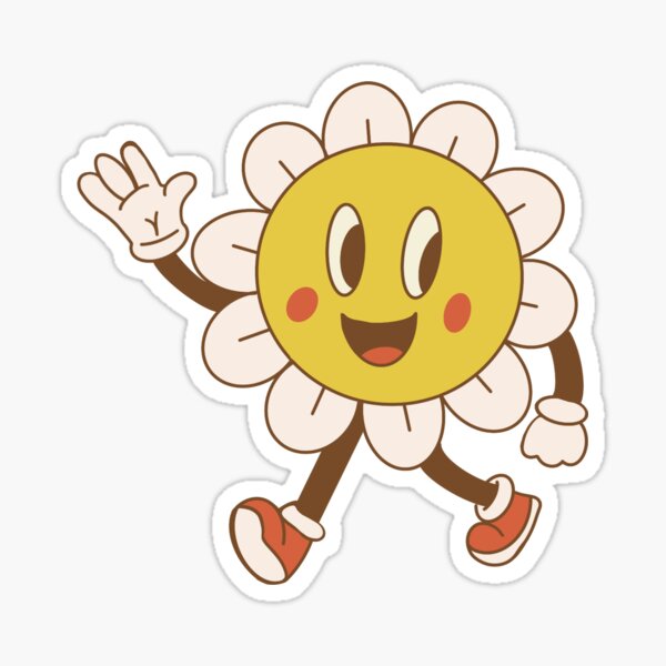 Happy Flower Sticker