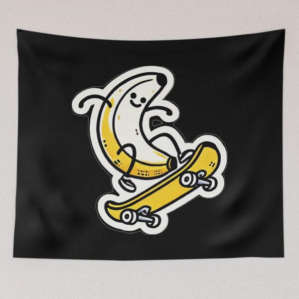 Item preview, Rollerskating Banana designed and sold by PinUpPizzazz.