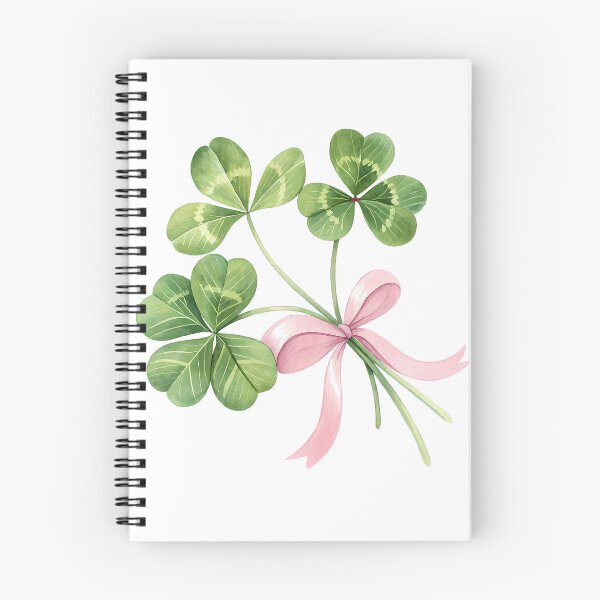 Item preview, A0705 Blossoming Clover Ribbon – Elegant Floral Ribbon with Lucky Clover for Charm & Beauty designed and sold by angieart68.