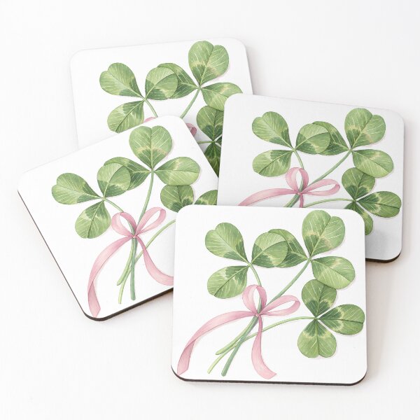 Item preview, A0705 Blossoming Clover Ribbon – Elegant Floral Ribbon with Lucky Clover for Charm & Beauty designed and sold by angieart68.