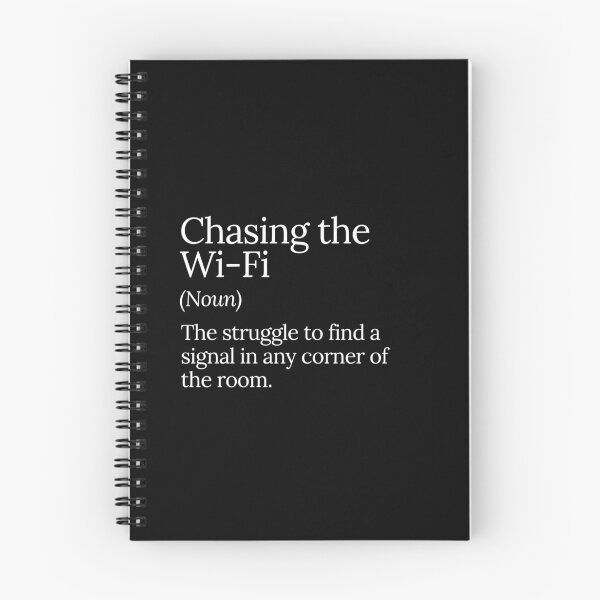 Item preview, Chasing the Wi-Fi Funny Internet Struggle designed and sold by MuzamilAhmed.