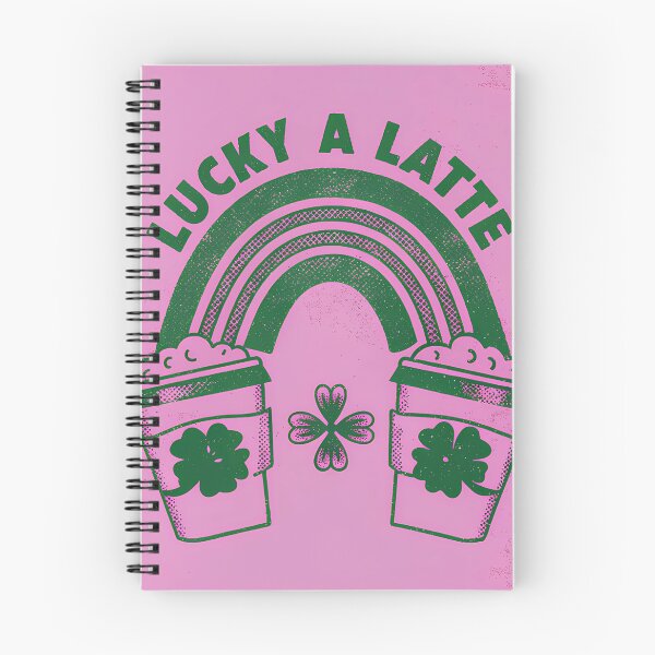 Item preview, A0706 Shamrock Latte Love – Cozy Coffee & Lucky Clover Art for Café Lovers designed and sold by angieart68.