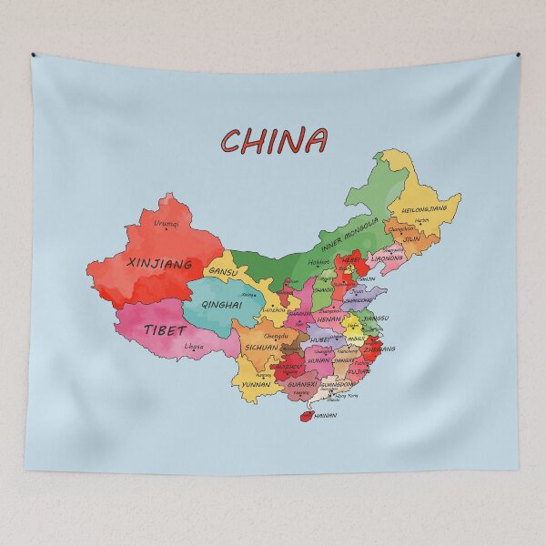 Item preview, China Map designed and sold by LIRAZ ZIV.