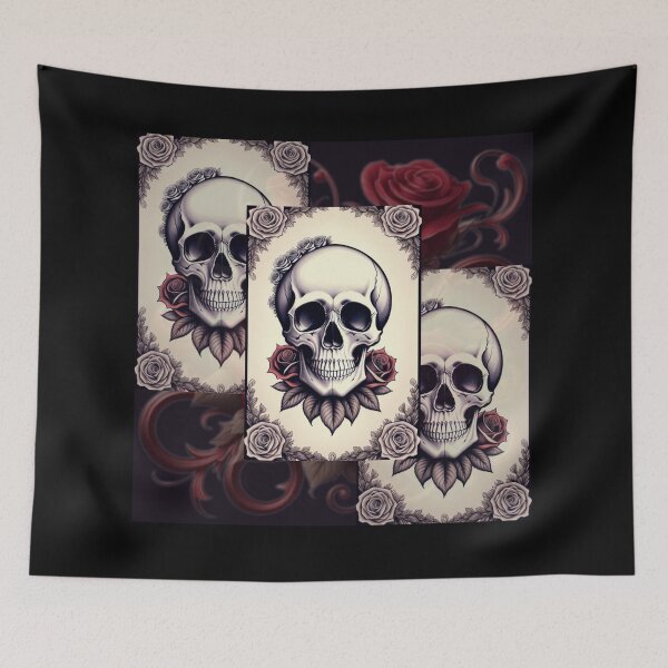 Item preview, Gothic Skull & Rose Elegance designed and sold by 15Enchantress.