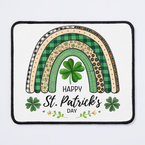 Item preview, A0708 Lucky Clover Rainbow – Vibrant Rainbow with Lucky Clover for Positivity & Fortune designed and sold by angieart68.