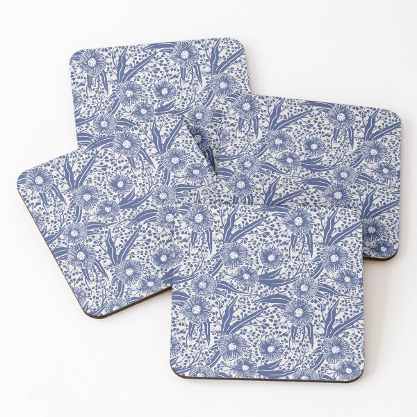 Item preview, Eucalyptus Summer Blue Botanicals - Blue and White Palette designed and sold by Sketchbook Designs.