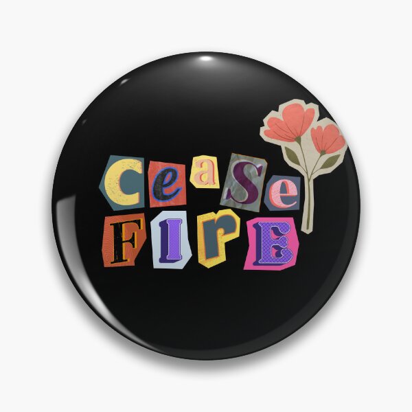 Item preview, ceasefire now for peace and justice designed and sold by Slice Of Seed.