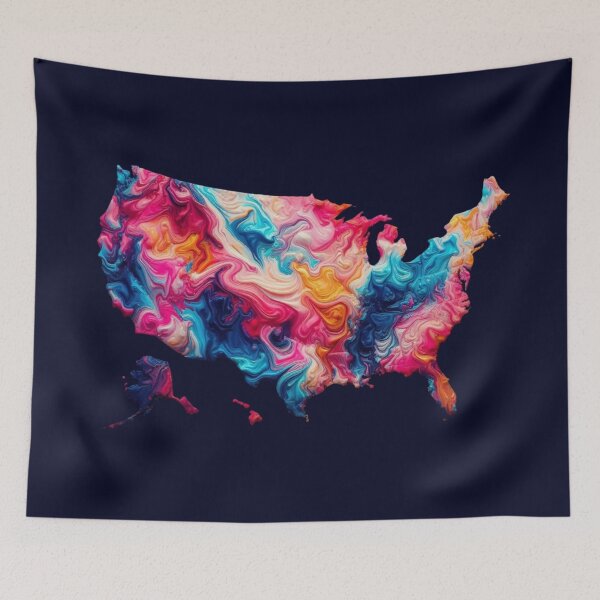 Item preview, USA Map designed and sold by LIRAZ ZIV.