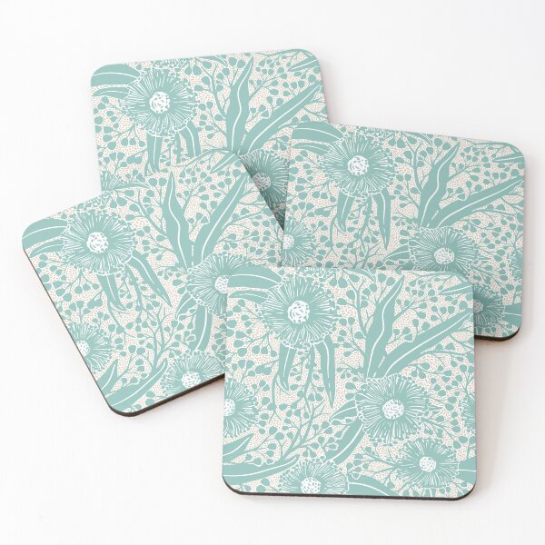 Item preview, Eucalyptus Aqua Botanicals - Blue and White Palette designed and sold by Sketchbook Designs.