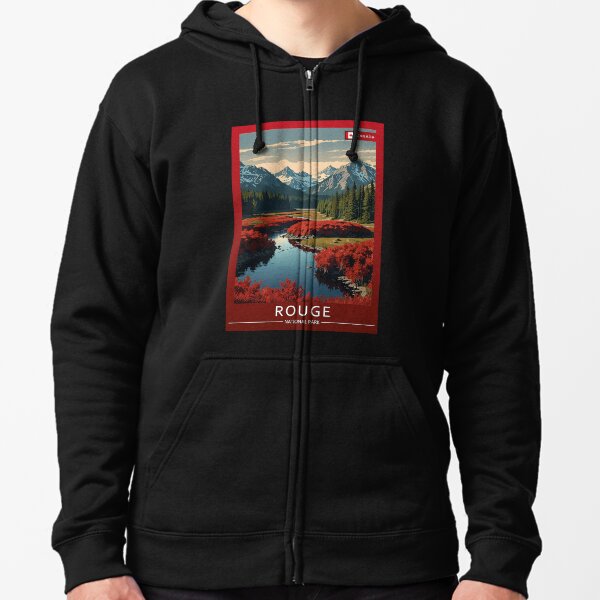 Aperçu de l'œuvre Parc national de la Rouge Canada créée et vendue par Thistle-TShop.