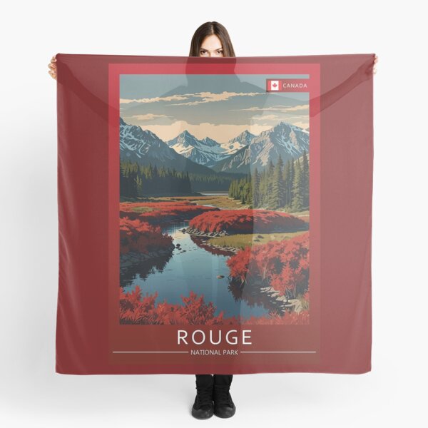 Aperçu de l'œuvre Parc national de la Rouge Canada créée et vendue par Thistle-TShop.