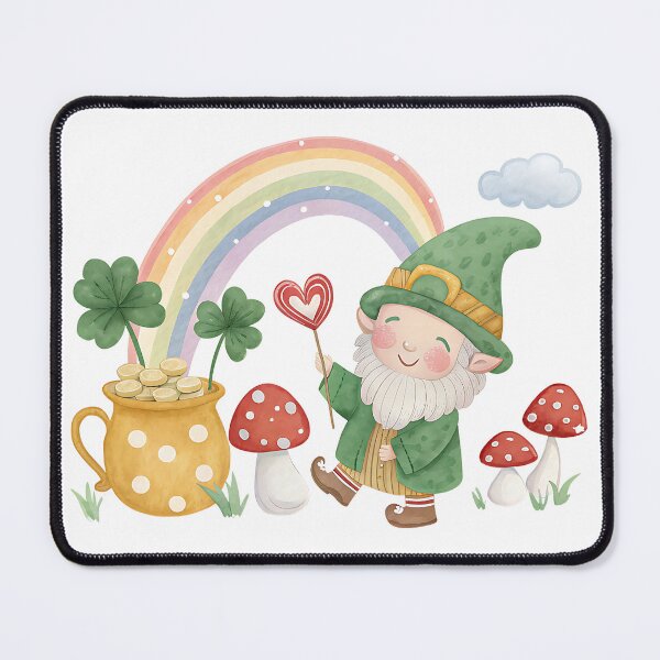 Item preview, A0710 St. Patrick’s Day Rainbow – Lucky Rainbow & Gold Pot for a Festive Irish Celebration designed and sold by angieart68.