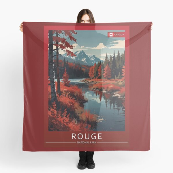 Aperçu de l'œuvre Parc national de la Rouge Canada créée et vendue par Thistle-TShop.