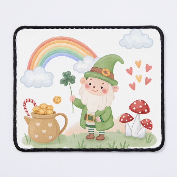 Item preview, A0710 St. Patrick’s Day Rainbow – Lucky Rainbow & Gold Pot for a Festive Irish Celebration designed and sold by angieart68.