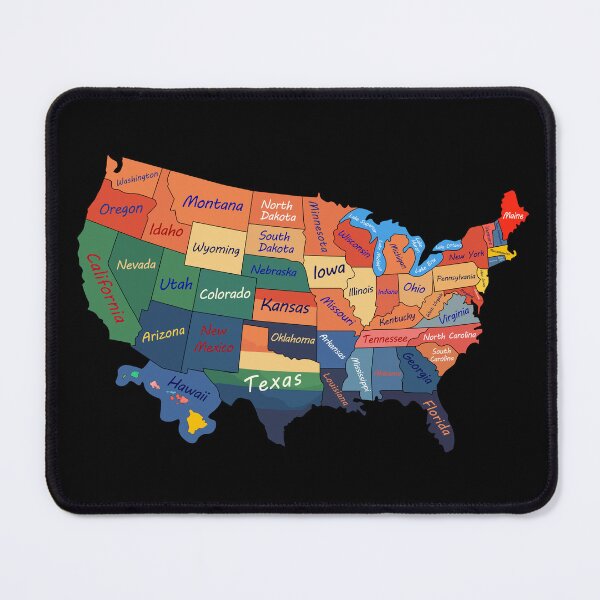 Item preview, USA Map artwork designed and sold by LIRAZ ZIV.