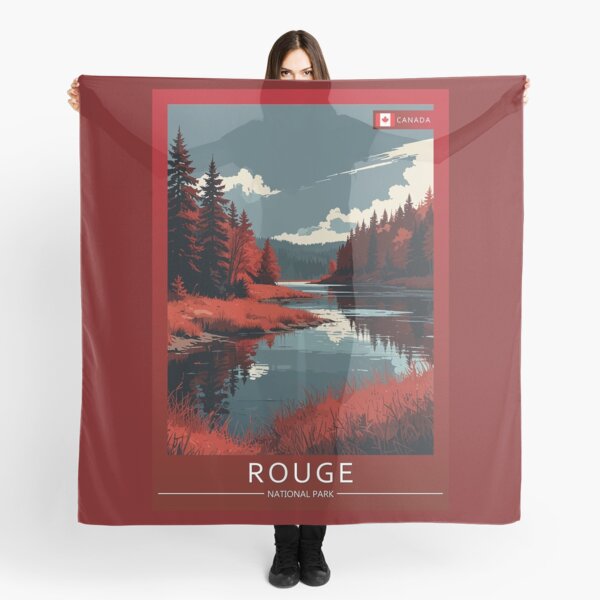 Aperçu de l'œuvre Parc national de la Rouge Canada créée et vendue par Thistle-TShop.