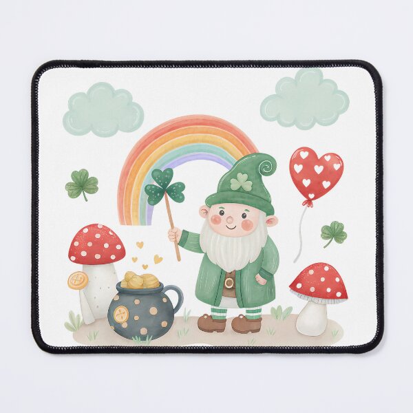 Item preview, A0710 St. Patrick’s Day Rainbow – Lucky Rainbow & Gold Pot for a Festive Irish Celebration designed and sold by angieart68.