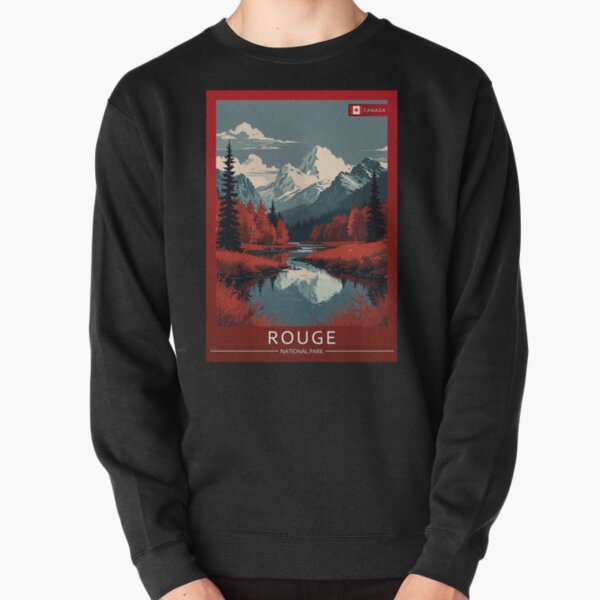 Aperçu de l'œuvre Parc national de la Rouge Canada créée et vendue par Thistle-TShop.