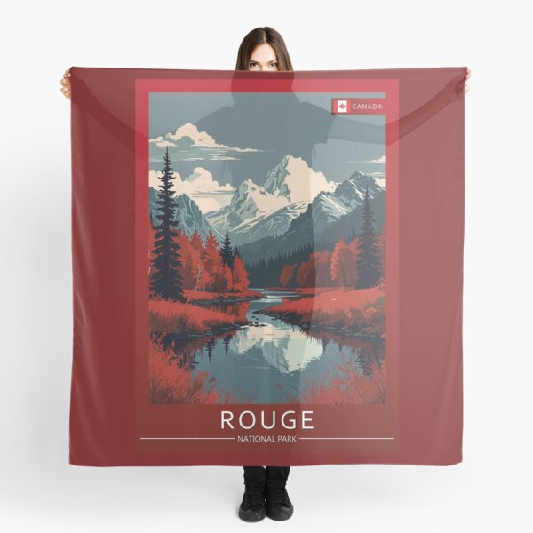 Aperçu de l'œuvre Parc national de la Rouge Canada créée et vendue par Thistle-TShop.
