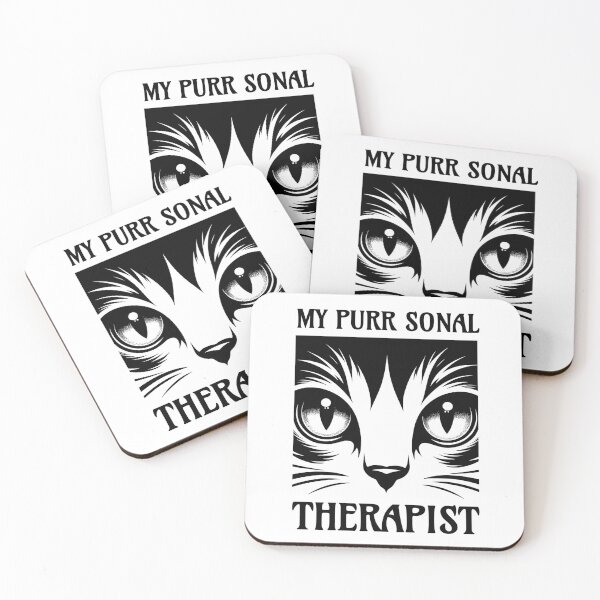 Item preview, Cat therapist my purr sonal therapist designed and sold by Graffik-Peeps.