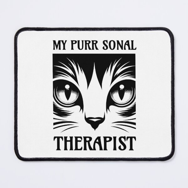 Item preview, Cat therapist my purr sonal therapist designed and sold by Graffik-Peeps.