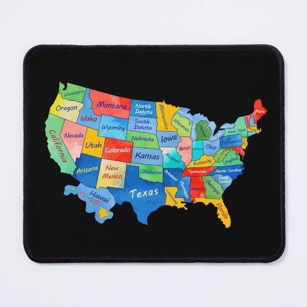 Item preview, USA MAP watercolor artwork designed and sold by LIRAZ ZIV.