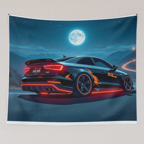 Item preview, Tuned Audi S3 in the mountains on a country road designed and sold by Salimgor Hangaround Music.