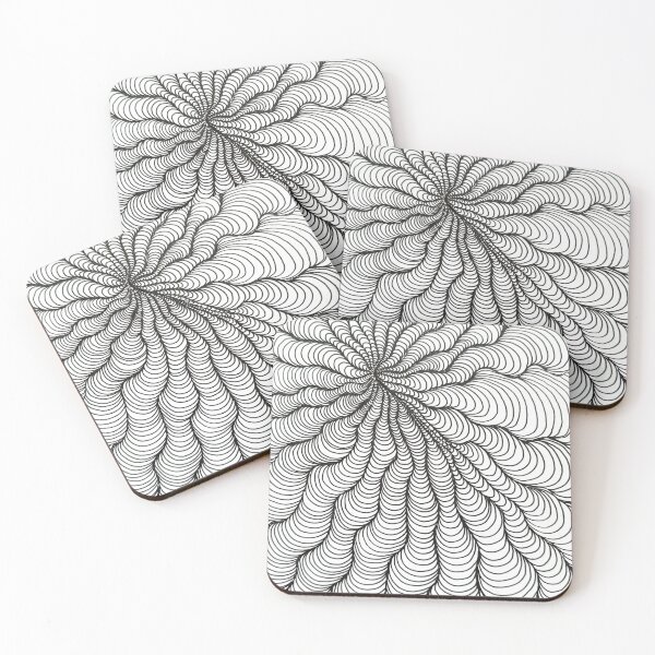 Item preview, Minimalisme Zentangle Art designed and sold by ChalarieArt.