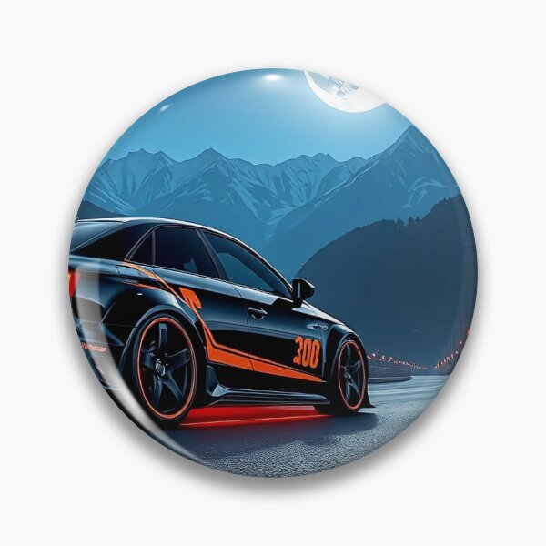 Item preview, Tuned Audi S3 in the mountains on a country road in the moonlight designed and sold by Salimgor Hangaround Music.