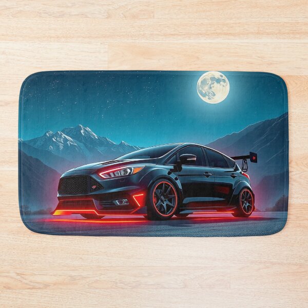 Item preview, Tuned Ford Focus on country road with red lighting designed and sold by Salimgor Hangaround Music.