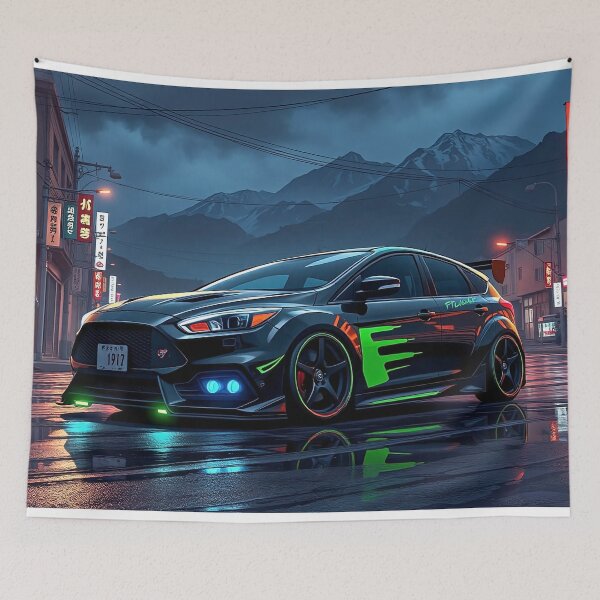 Item preview, Tuned Ford Focus in a mountain village designed and sold by Salimgor Hangaround Music.