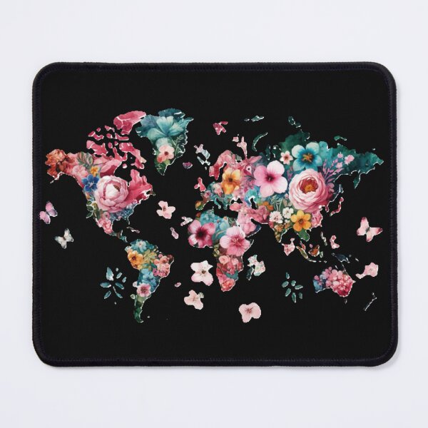 Item preview, World Map Flower designed and sold by LIRAZ ZIV.