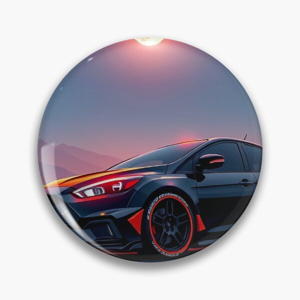 Item preview, Tuned Ford Focus in the mountains in the moonlight designed and sold by Salimgor Hangaround Music.