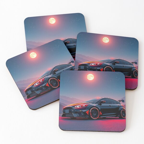 Item preview, Tuned Ford Focus in the mountains in the moonlight designed and sold by Salimgor Hangaround Music.