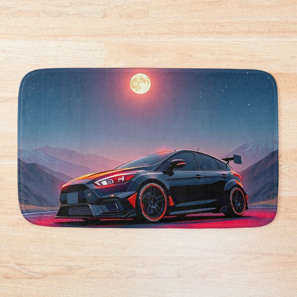 Item preview, Tuned Ford Focus in the mountains in the moonlight designed and sold by Salimgor Hangaround Music.