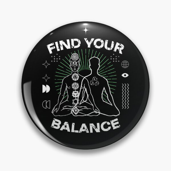 Item preview, FIND YOUR BALANCE | Chakras | Mental Health | Yoga | Meditation designed and sold by OneEyedCap.