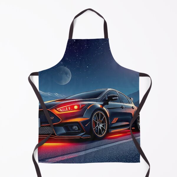 Item preview, Tuned Ford Focus in the mountains on the country road, front view designed and sold by Salimgor Hangaround Music.