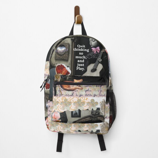 Item preview, Vintage Guitar Girl Collage designed and sold by Molly's Gone Mad .