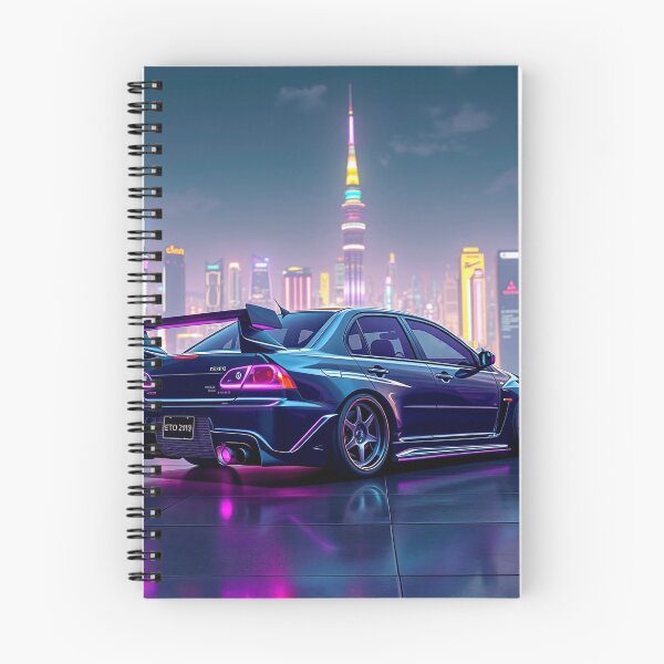 Item preview, Mitsubishi Evolution from behind – performance and style in the modern city designed and sold by Salimgor Hangaround Music.