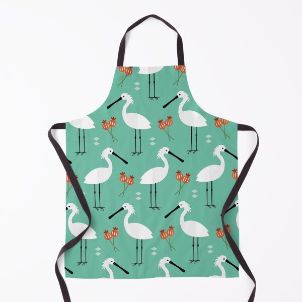 Item preview, Spoonbills on blue designed and sold by reneesillus.