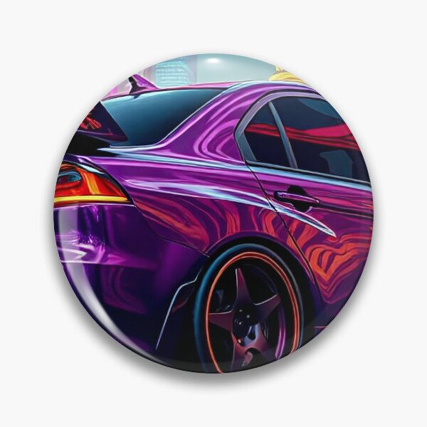 Item preview, Mitsubishi Evolution – Performance and Style in Neon City designed and sold by Salimgor Hangaround Music.
