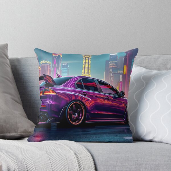 Item preview, Mitsubishi Evolution – Performance and Style in Neon City designed and sold by Salimgor Hangaround Music.